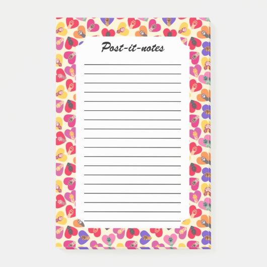 Post-it® Vintage Rustic Cat Paw (Devant)