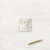 Post-it® Vintage Serene Dragonfly  (Sur un bureau)