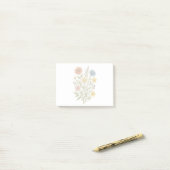 Post-it® Vintage Wildflower (Sur un bureau)