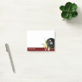 Post-it® Vinyl Record, floral, Oldies Rustique, musique fém (Bureau)