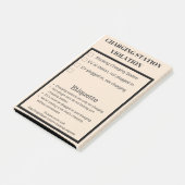 Post-it® Violation de station de charge de voiture (Incliné)