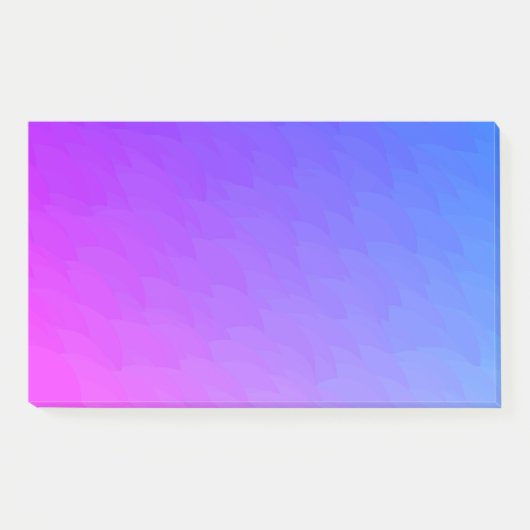 Post-it® Violet bleu Ombre flamme Motif Jumbo Post It (Devant)