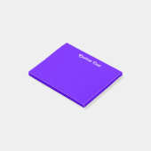 Post-it® Violet/Indigo personnalisé (Incliné)