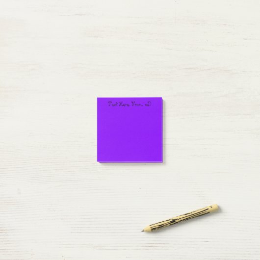 Post-it® Violet vibrant (Sur un bureau)