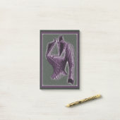 Post-it® Violet Victorian Blouse (Sur un bureau)