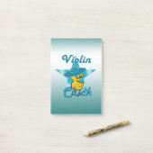 Post-it® Violin Chick #7 (Sur un bureau)