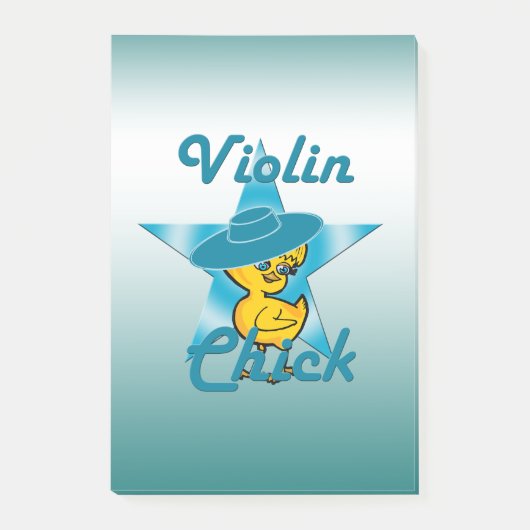 Post-it® Violin Chick #7 (Devant)