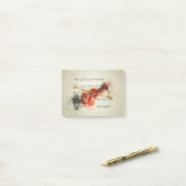 Post-it® Violon aquarelle (Sur un bureau)