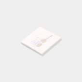 Post-it® Violon, Chaussures de Ballet, Fleurs et Papillons (Incliné)