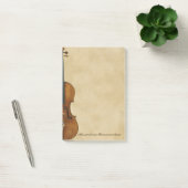 Post-it® Violon sur le nom personnalisable de sembler de (Bureau)