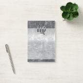 Post-it® Virgo Zodiac Sign dans Grunge Distressed Style Dec (Bureau)