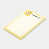 Post-it® Visage aux yeux qui roulent (Incliné)