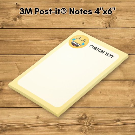 Post-it® Visage Avec Des Larmes De Joie