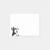 Post-it® Visage de chiot de Pitbull (Devant)