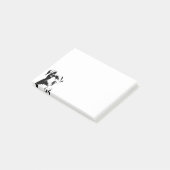 Post-it® Visage de chiot de Pitbull (Incliné)