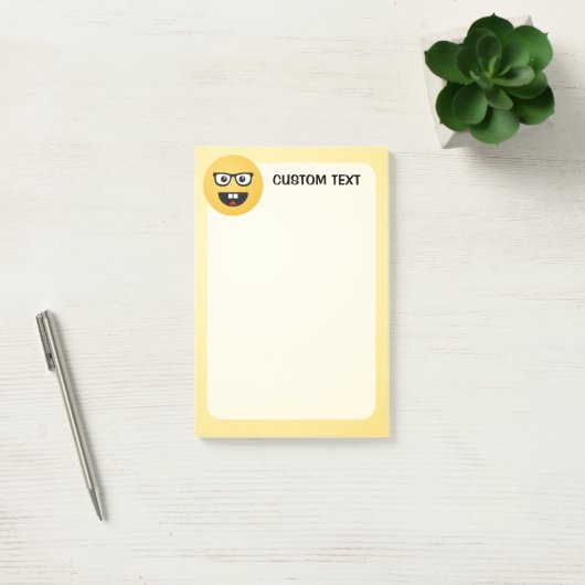 Post-it® Visage de Nerd (Bureau)