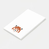 POST-IT® VISAGE DE PANDA ROUX (Incliné)