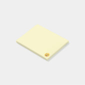 Post-it® Visage de sourire avec la langue Emoji (Incliné)