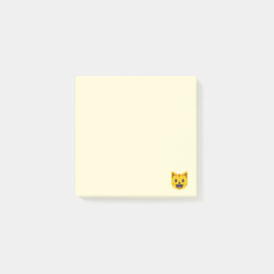 Post-it® Visage de sourire Emoji de chat