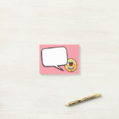 Post-it® Visage gai Grumpey (Sur un bureau)