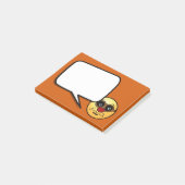 Post-it® Visage Grumpey de hippie (Incliné)