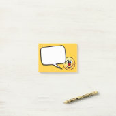 Post-it® Visage Grumpey de vampire (Sur un bureau)