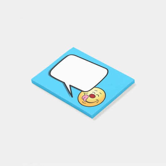 Post-it® Visage heureux Grumpey (Incliné)