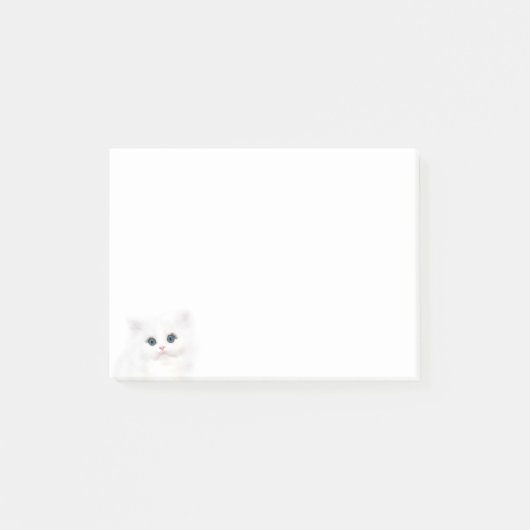 Post-it® Visage persan blanc de chaton (Devant)