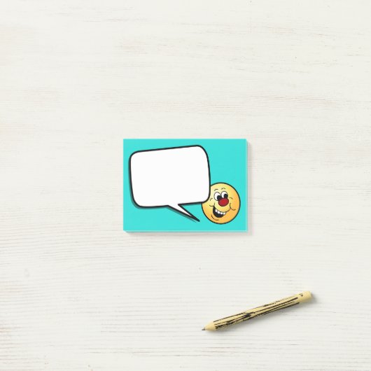 Post-it® Visage sage Grumpey (Sur un bureau)