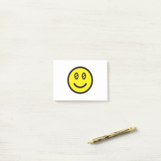 Post-it® Visage souriant (Sur un bureau)