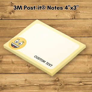 Post-it® Visage Souriant avec Bouche Ouverte