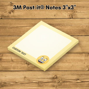 Post-it® Visage Souriant Avec Bouche Ouverte
