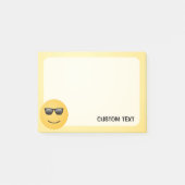 Post-it® Visage souriant avec lunettes de soleil (Devant)