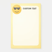 Post-it® Visage souriant avec lunettes de soleil (Devant)