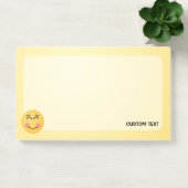 Post-it® Visage souriant avec yeux souriants Notes post-it (Bureau)