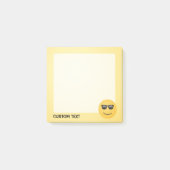 Post-it® Visage Sourire avec Lunettes de Soleil (Devant)