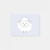 Post-it® Visage Wooly mignon d'agneau (Devant)
