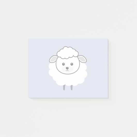 Post-it® Visage Wooly mignon d'agneau (Devant)