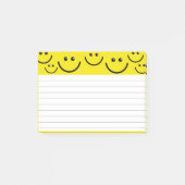 Post-it® Visages souriants en Jaune clair (Devant)