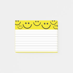 Post-it® Visages souriants en Jaune clair