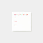 Post-it® Vision Board Thoughts Post-It Notes (Devant)