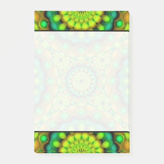 Post-it® Visions psychédéliques de mandala de notes (Devant)