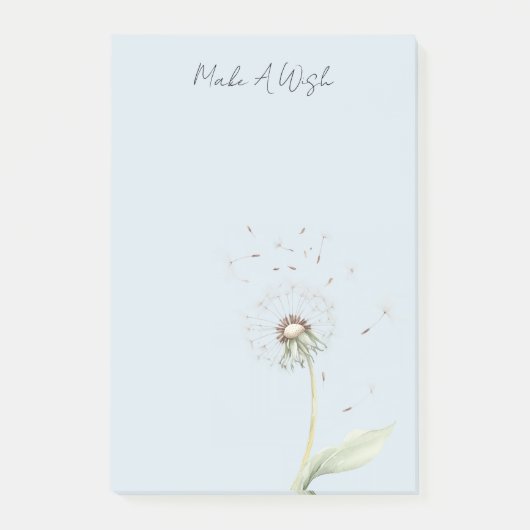 Post-it® Vœu de Fleur de Pissenlit (Devant)