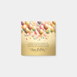 Post-it® Vœux d'anniversaire lumineux