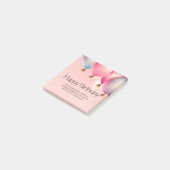 Post-it® Vœux d'anniversaire rose (Incliné)