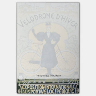 Post-it® "Voie d'emballage de cycle d'hiver", objet exposé