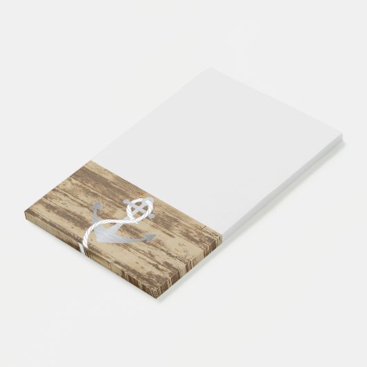 Post-it® Voilier nautique rustique de bateau de marin (Incliné)