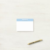 Post-it® Voiture Bleu (Sur un bureau)