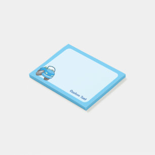 Post-it® Voiture Carton Bleu