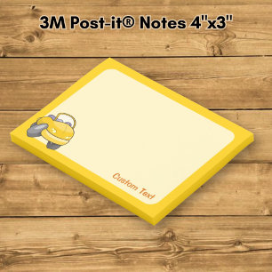 Post-it® Voiture de dessin animé jaune